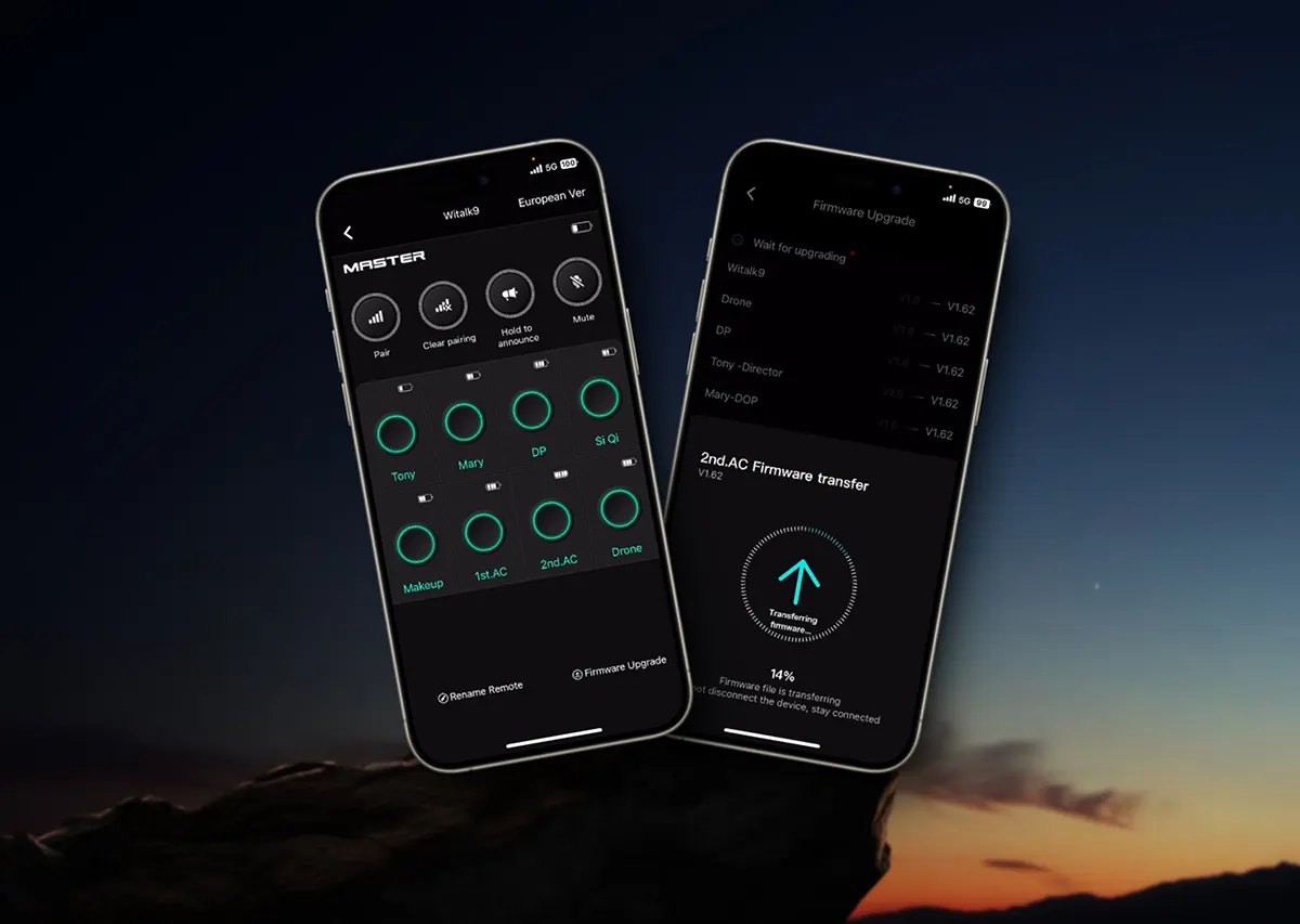 Saramonic WiTalk9 WT6S – Aplicación Saramonic