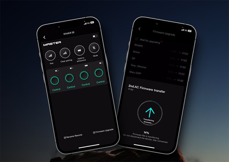 Saramonic WiTalk9 SE 5S – Aplicación Saramonic