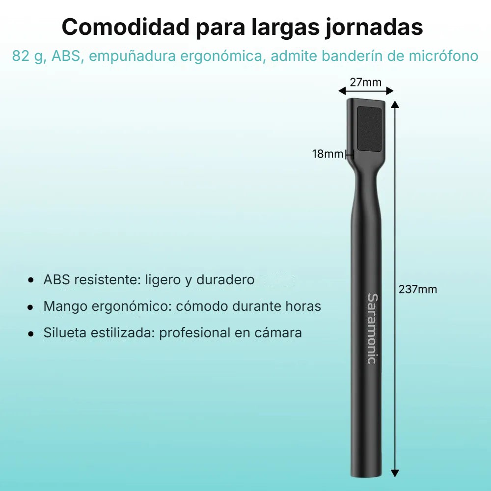 Saramonic SR-MH1 – Ligero y resistente