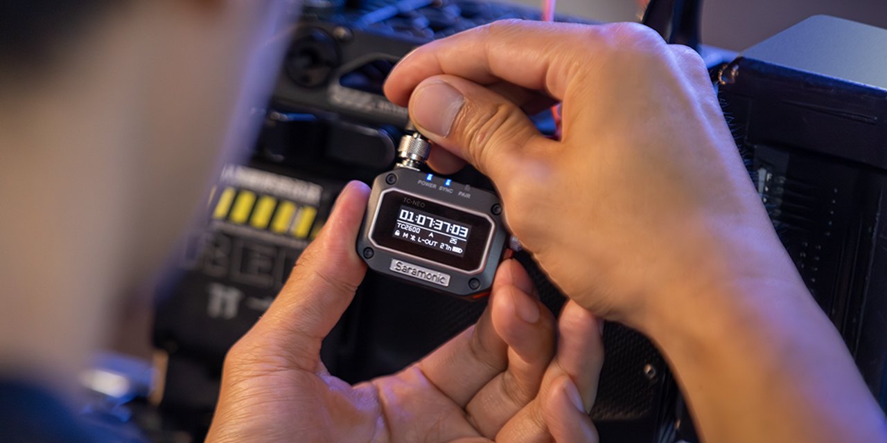 Saramonic TC-NEO Kit – Pantalla OLED y rueda giratoria