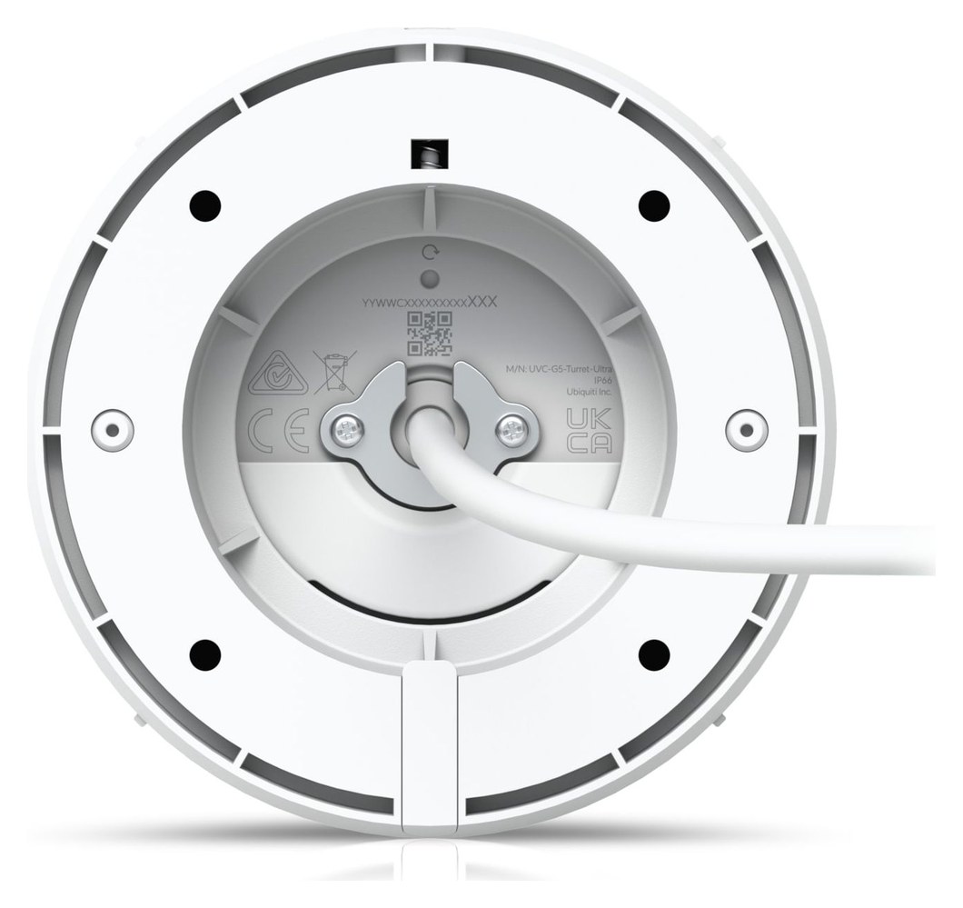 Ubiquiti UniFi Protect G5 Turret Ultra, blanco – Montaje en techo o pared