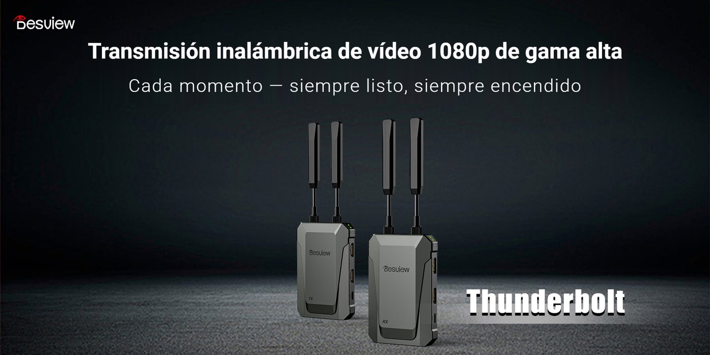 Desview Thunderbolt – transmisión inalámbrica de vídeo 1080p