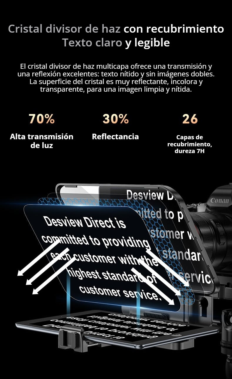 Cristal divisor de haz 70/30