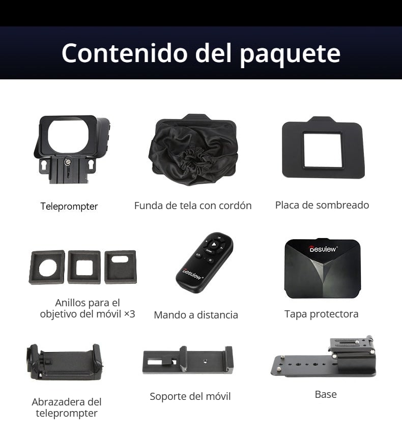 Accesorios incluidos