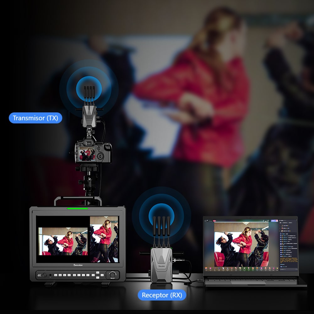 Compatible con streaming UVC, ideal para retransmisiones en directo