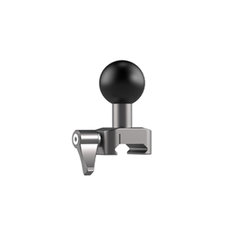 Conector esférico MOVMAX de 1 pulgada con abrazadera NATO