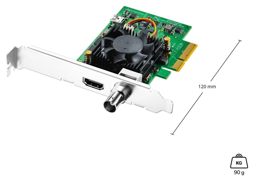 DeckLink Mini Recorder 4K – Perfil bajo, dos soportes