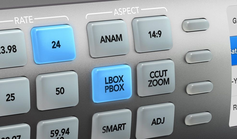 Teranex AV – Control en el panel o desde un ordenador