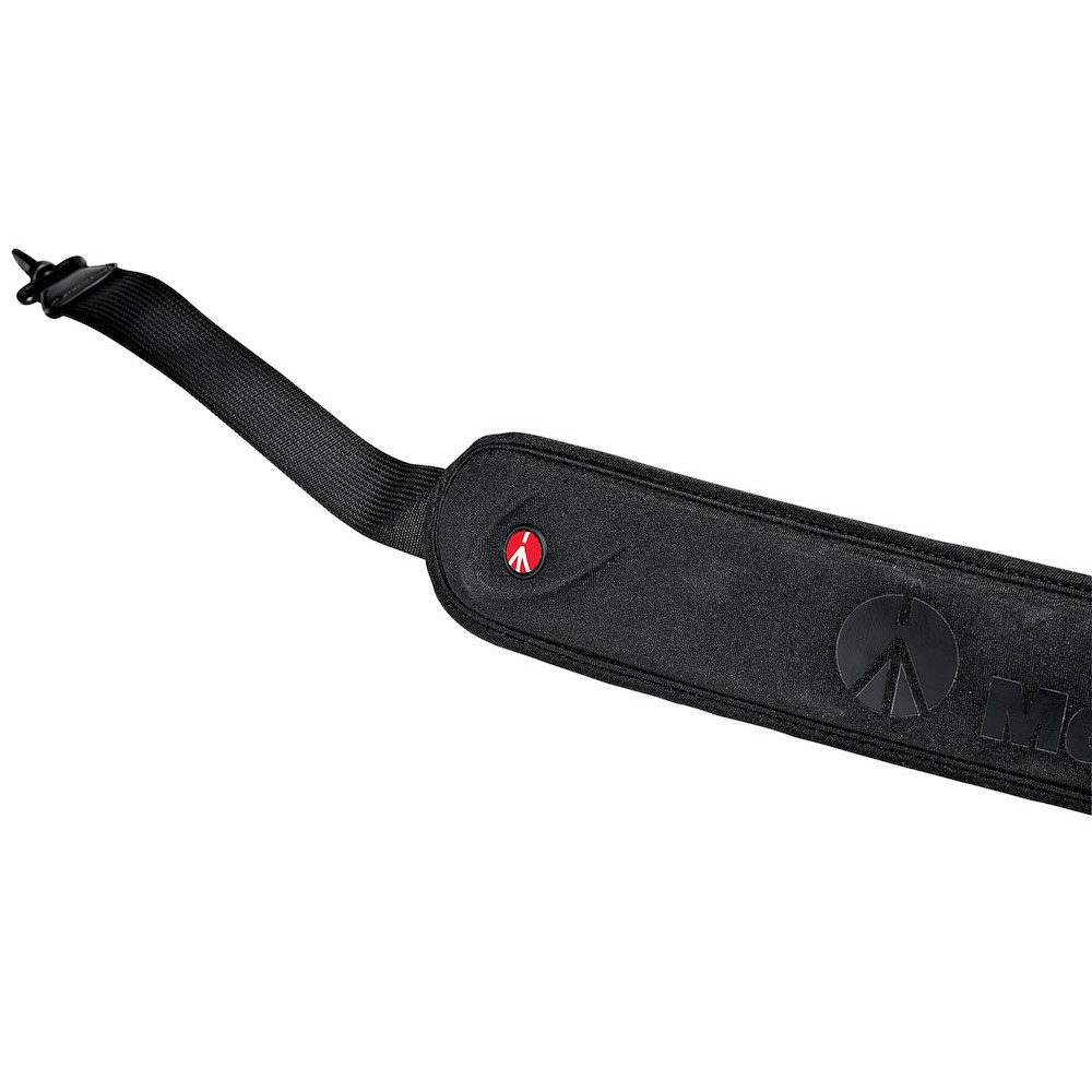 Sección del hombro y pinza de resorte de la correa Manfrotto