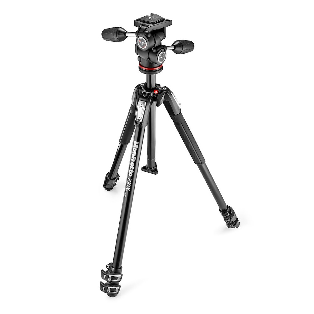 Manfrotto MK190X3-3W1 – trípode 190X con rótula 804 de 3 vías