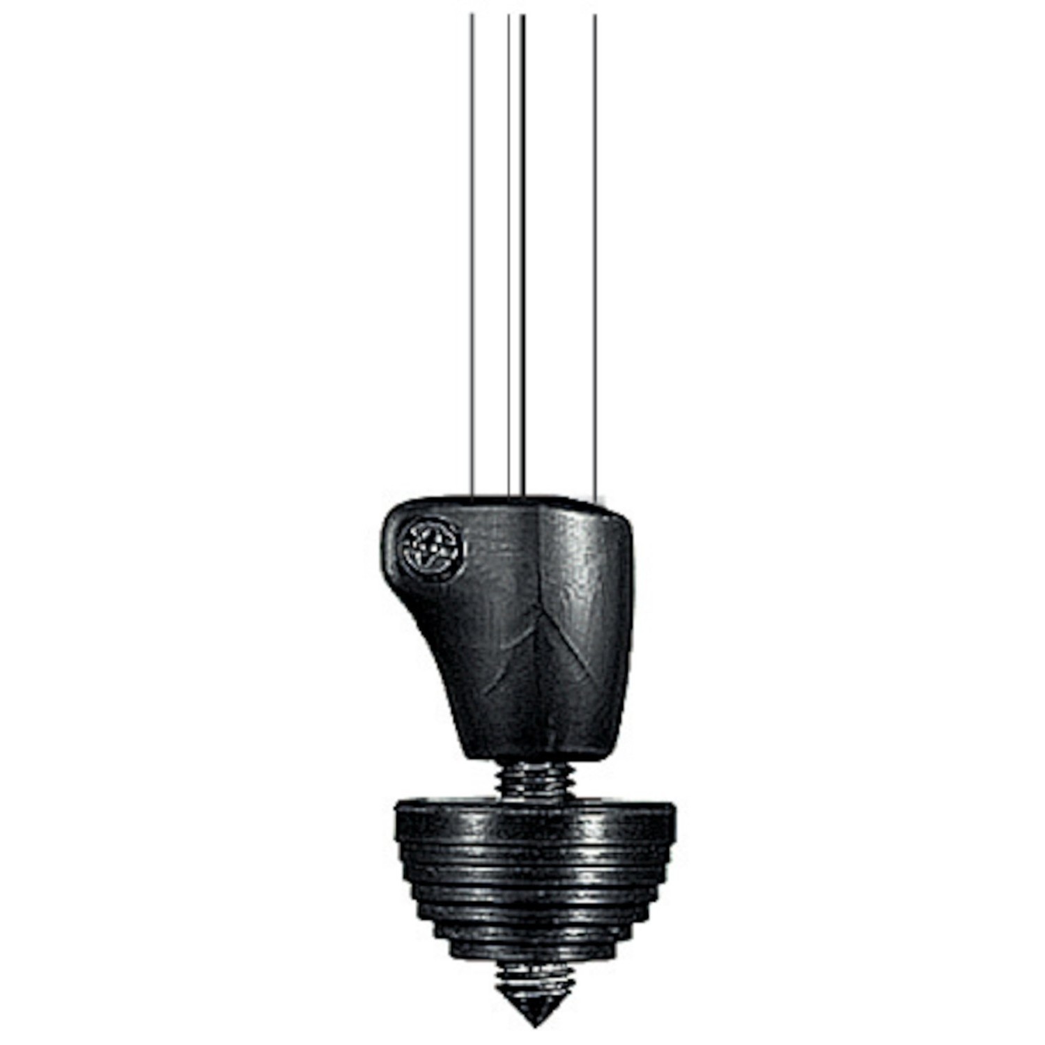 Manfrotto 695SP2 pie de goma con punta metálica, ilustración de montaje