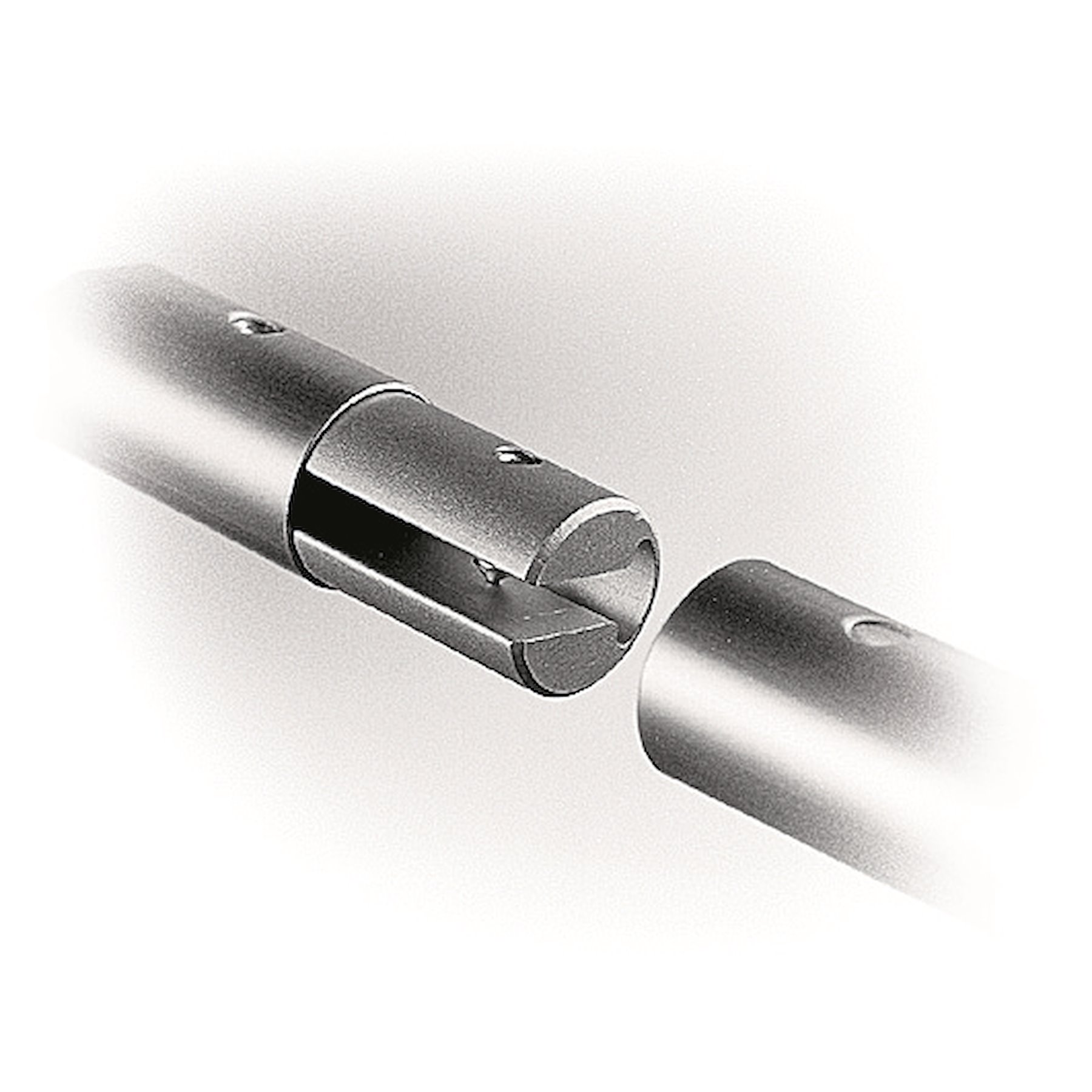 Conector interior Manfrotto MT020 entre dos extremos de tubo; tubos no incluidos