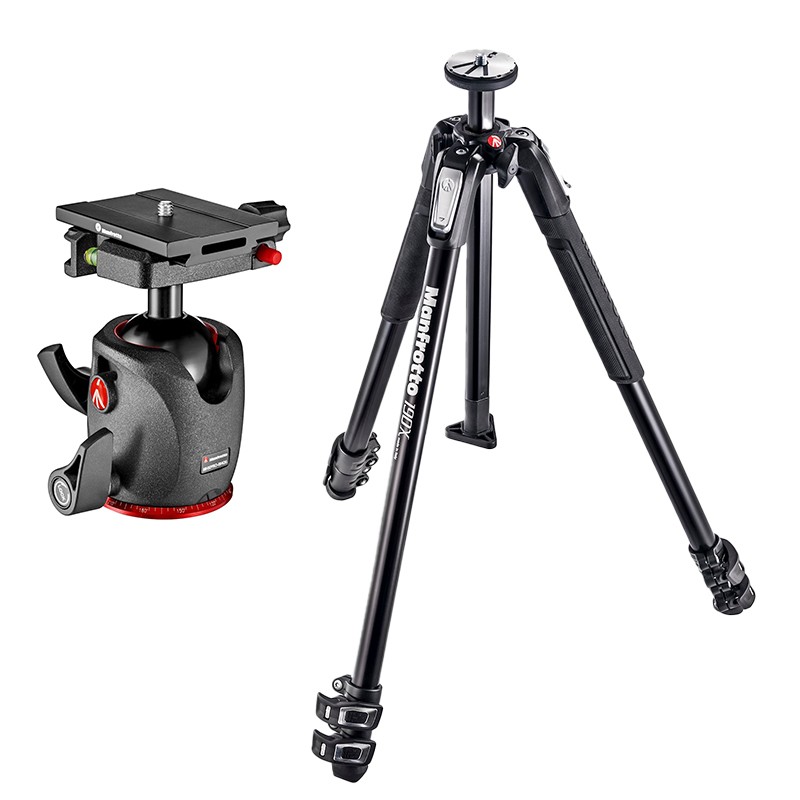 Manfrotto MT190X3-BDL – trípode 190X de aluminio con rótula XPRO Q6