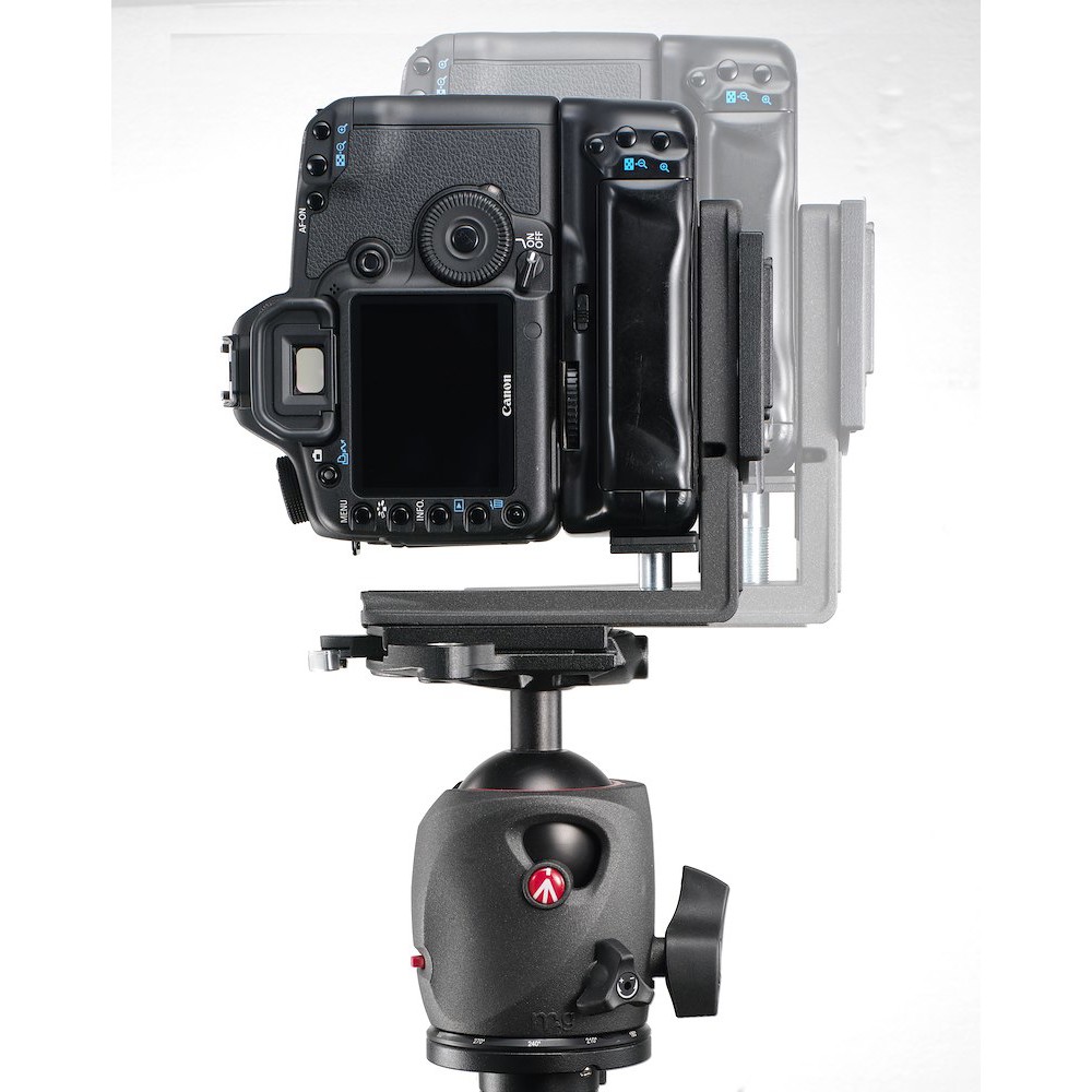 Detail rychloupínacího systému RC4 držáku Manfrotto