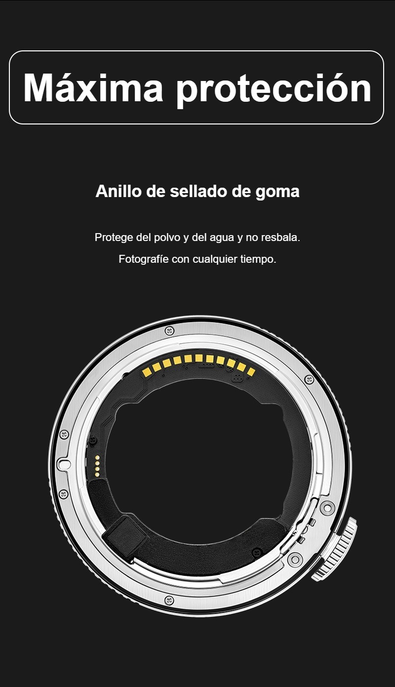 Megadap ETZ21 Pro+ – Anillo de sellado de goma contra el polvo y el agua