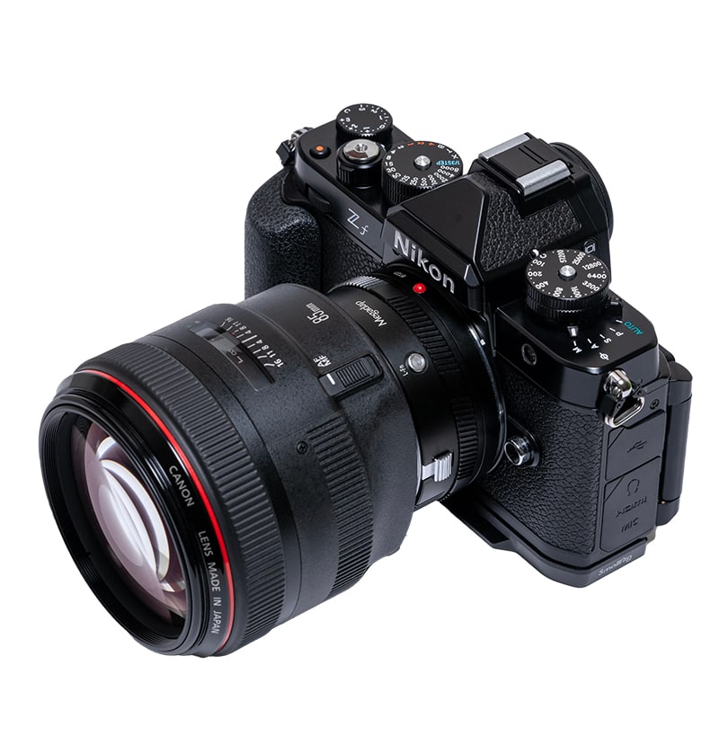 Megadap EFTZ21 – Nikon Z + Canon EF