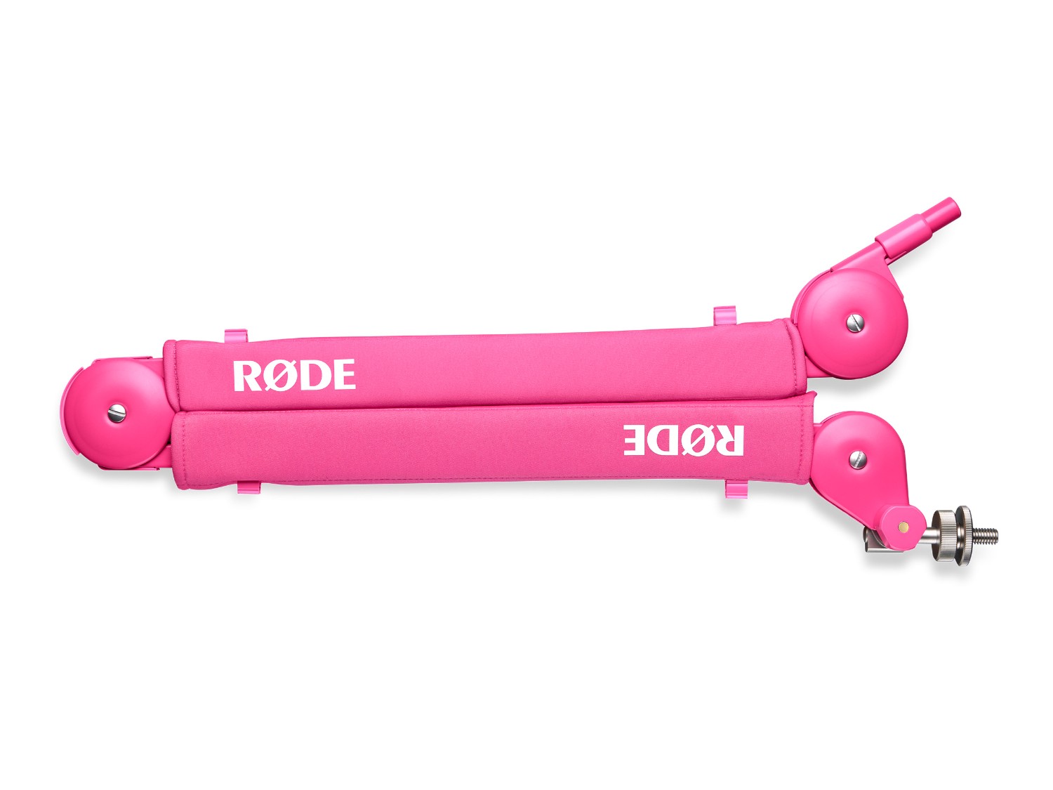Brazo de estudio RØDE PSA1+ rosa plegado