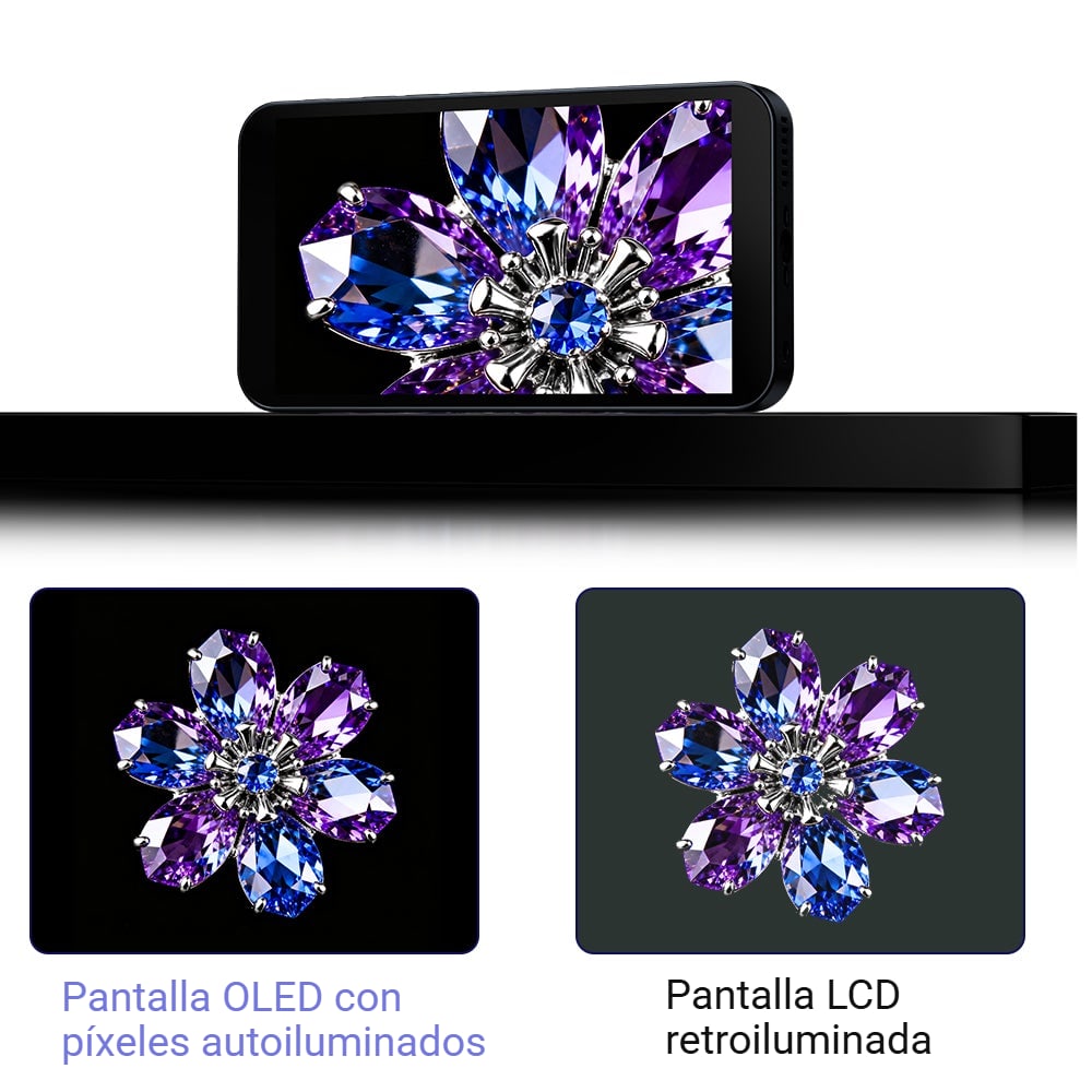 Negro perfecto, altas luces brillantes