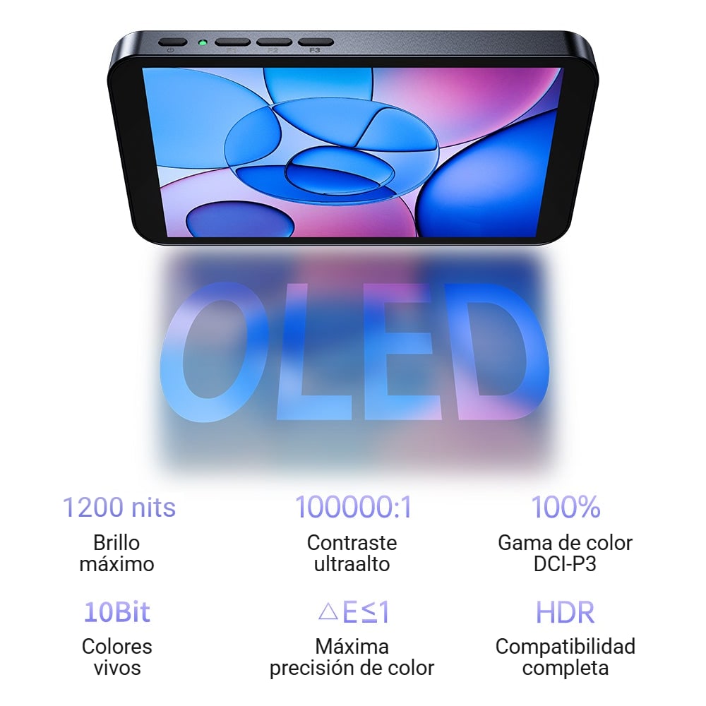 OLED revolucionario: cada detalle a la vista