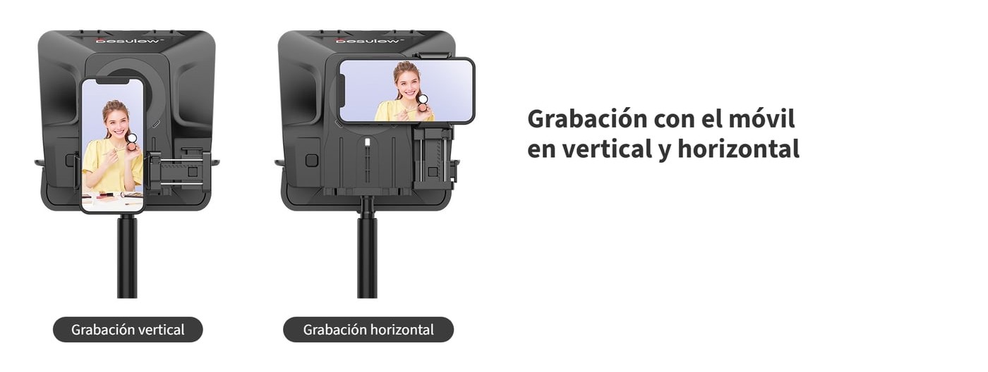 Móvil en vertical y en horizontal
