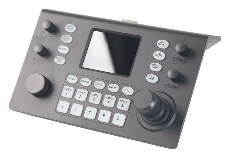 Controlador de cámaras PTZ para redes NDI