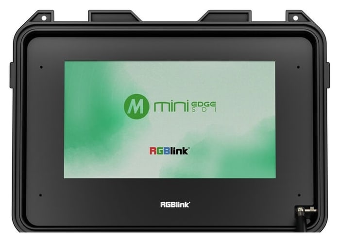 Monitor de 14 pulgadas en la tapa