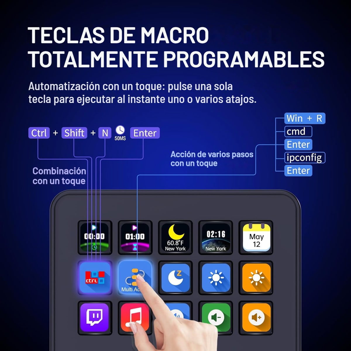 Macros con una pulsación