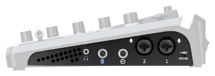 Audio como en una mesa de mezclas