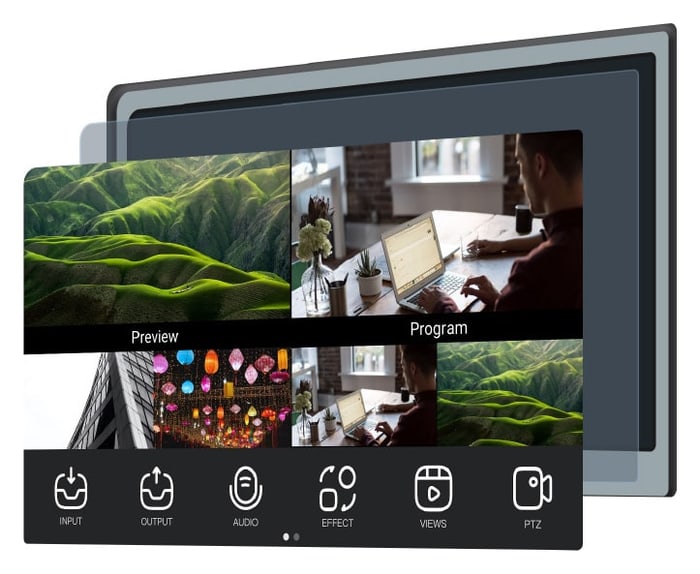 Previo, programa y multiview
