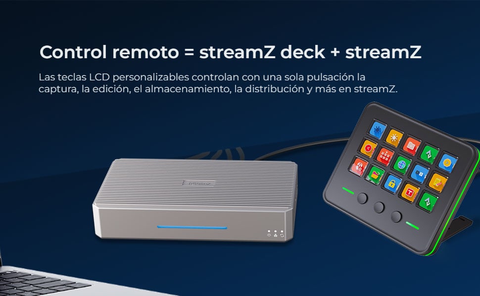 Panel de control streamZ deck