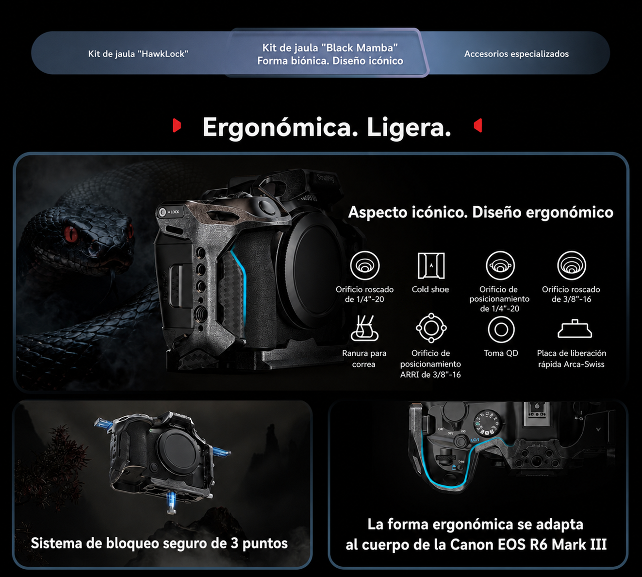 SmallRig Canon R6 family – 6/8
