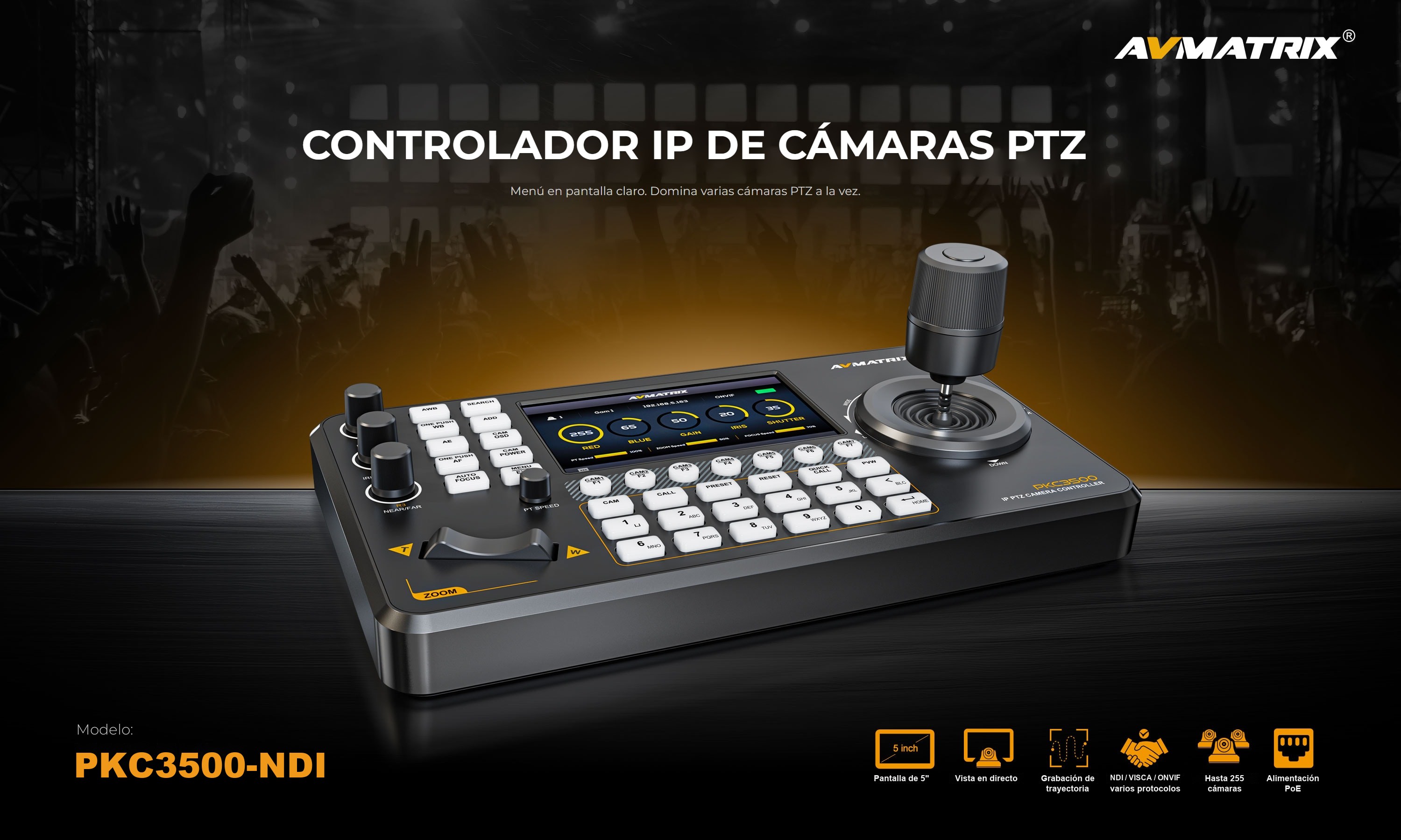 AVMATRIX PKC3500-NDI – infografía