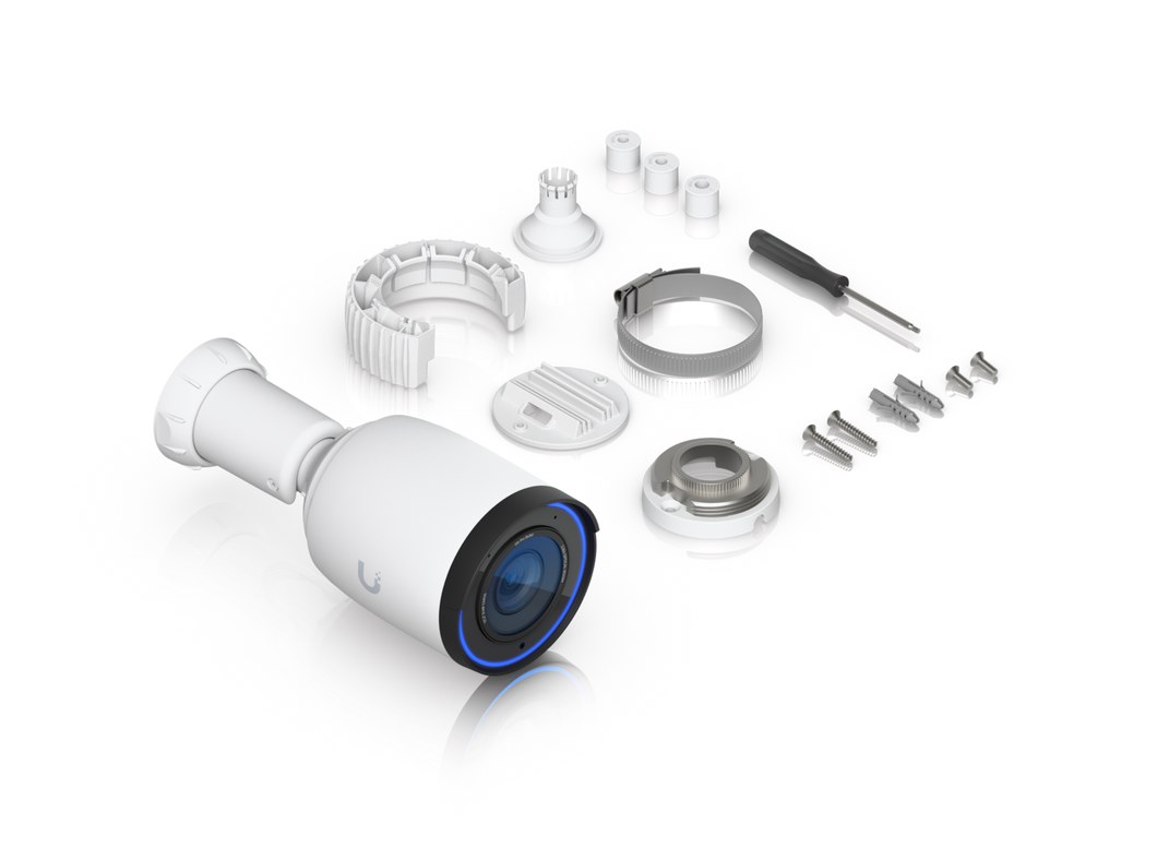 Ubiquiti UniFi Protect G6 Pro Bullet, blanco – Montaje en pared, techo o poste