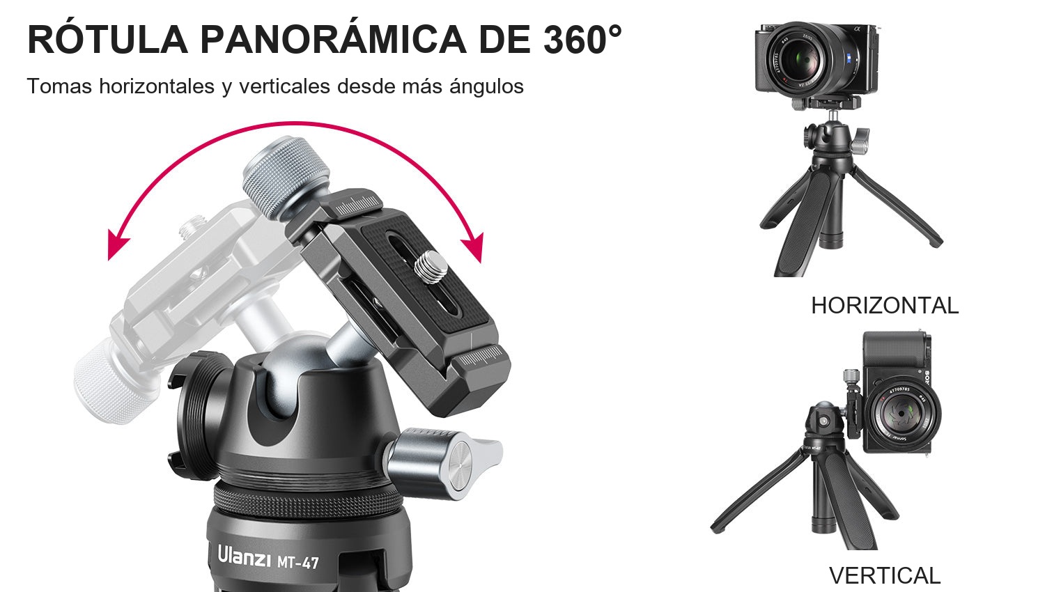 RÓTULA PANORÁMICA DE 360°