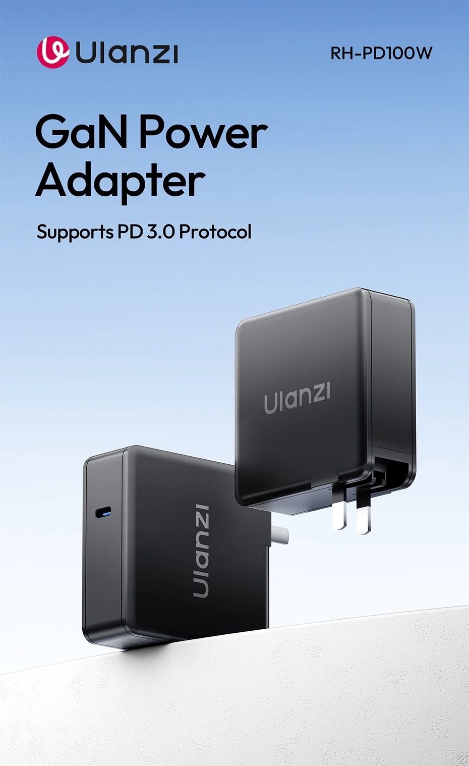 Adaptador Ulanzi RH-PD100W GaN USB-C