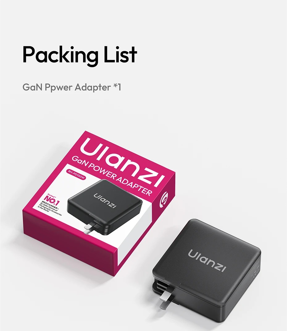Contenido del paquete Ulanzi RH-PD100W
