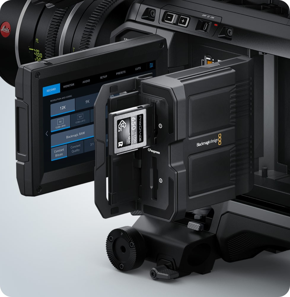 Blackmagic URSA Cine 12K LF 100G Body – Blackmagic Media Module