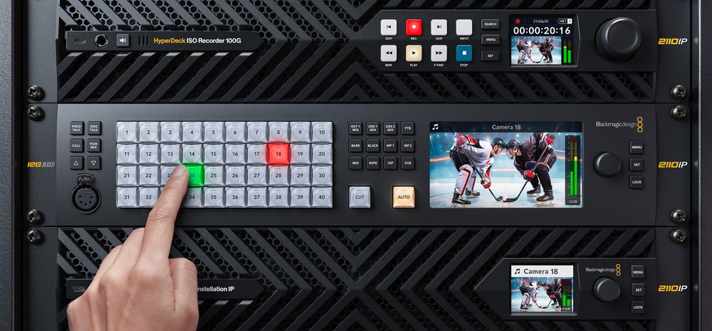 ATEM 4 M/E Constellation IP – ATEM Monitoring Rack Panel