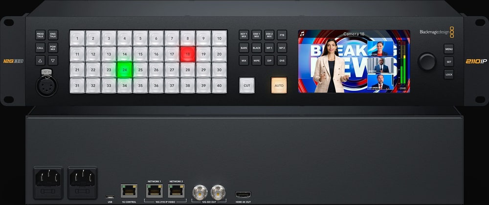 ATEM Monitoring Rack Panel 40 – Monitorización en el propio rack