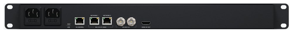 ATEM Monitoring Rack Panel 20 – Conversión de 2110 a SDI y HDMI