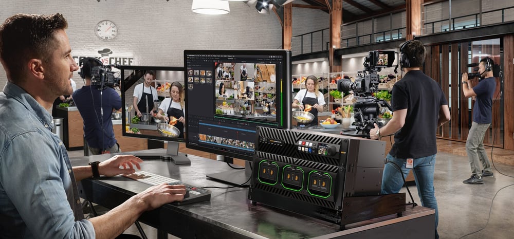 Blackmagic Design Media Dock Ultra – Para producción en directo y repeticiones