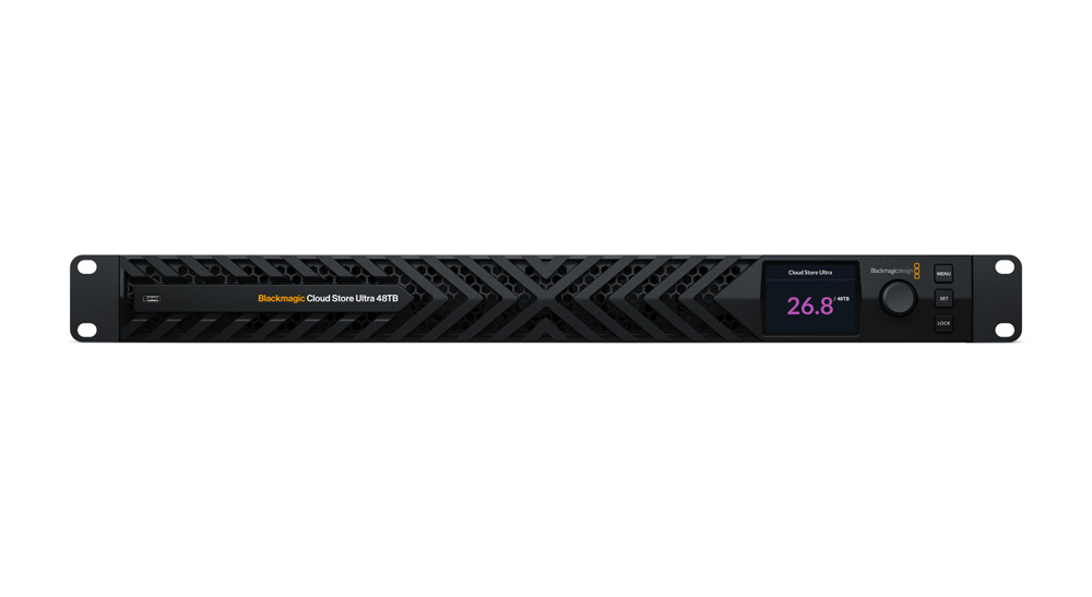 Blackmagic Cloud Store Ultra 48TB v rackovém provedení