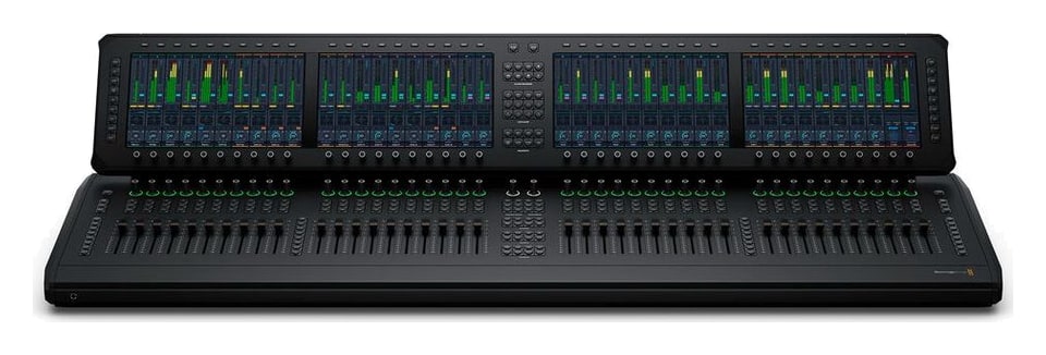 Blackmagic Design Fairlight Live Audio Panel 40 – Fila superior: funciones y procesamiento