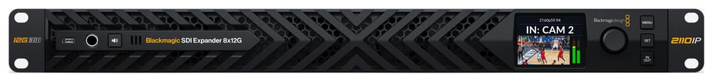 Blackmagic SDI Expander 8x12G – Control en el propio rack