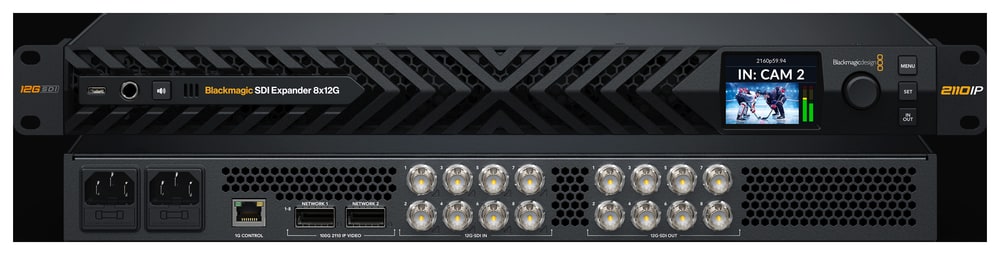 Blackmagic SDI Expander 8x12G – Un puente robusto entre SDI e IP