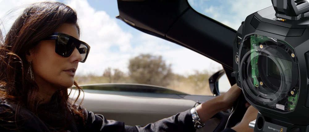 Blackmagic URSA Cine 12K LF 100G – Filtros ND integrados