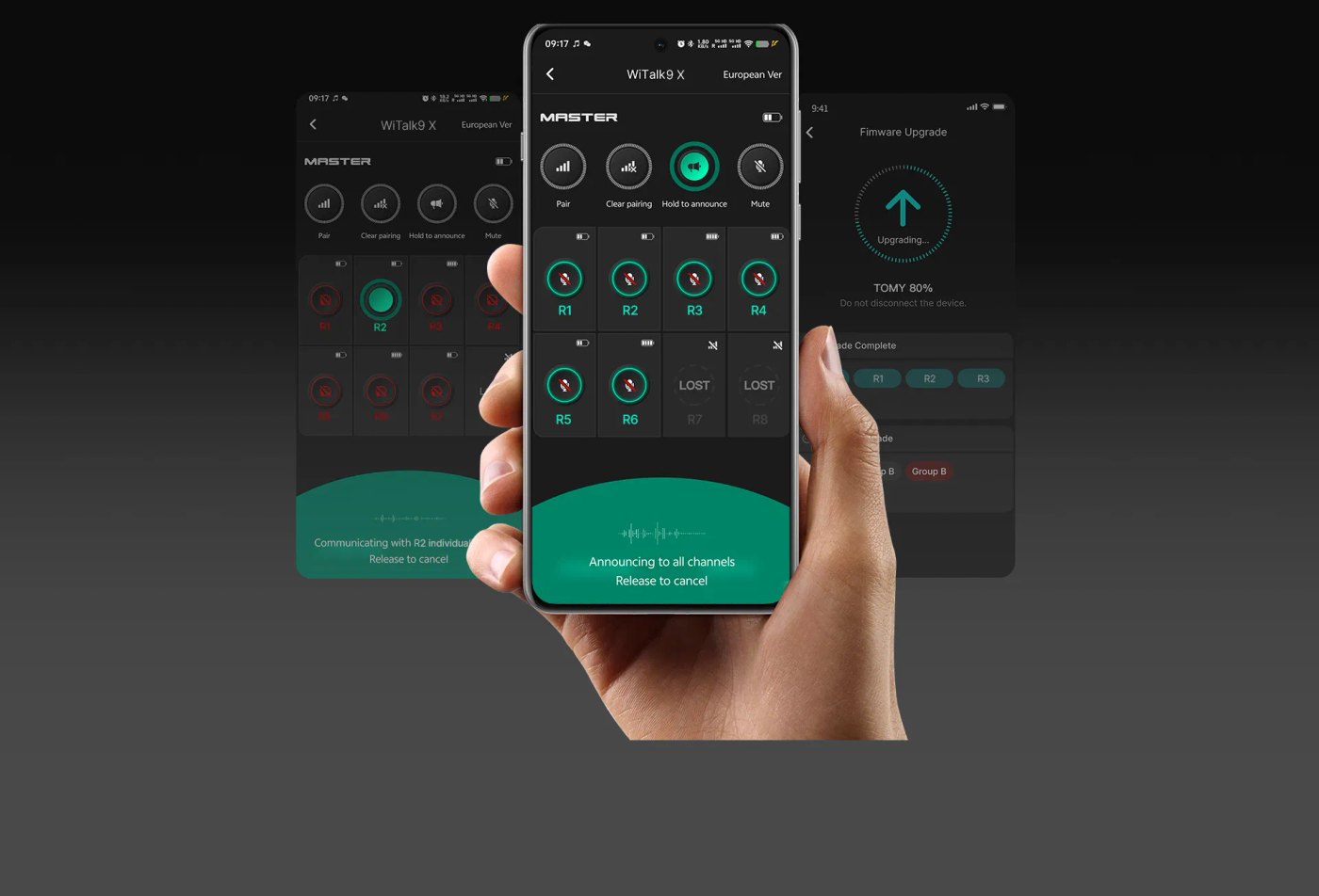 Saramonic WiTalk9 X-3S – Aplicación Saramonic