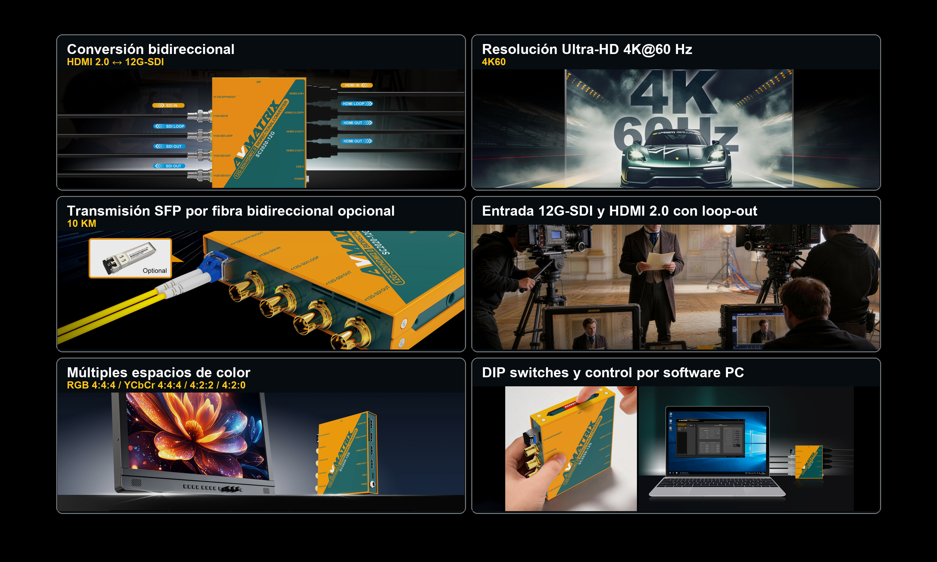 AVMATRIX SC2020-12G RX