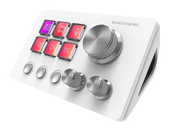 Mars Gaming MSD-TWO – 6 teclas LCD personalizables