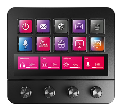 Mars Gaming MSD-PRO – 10 teclas LCD y pantalla táctil